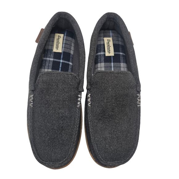 Dearfoams Men's Slippers Charcoal Gray New Without Tags Sz 11-12 - Picture 2 of 10